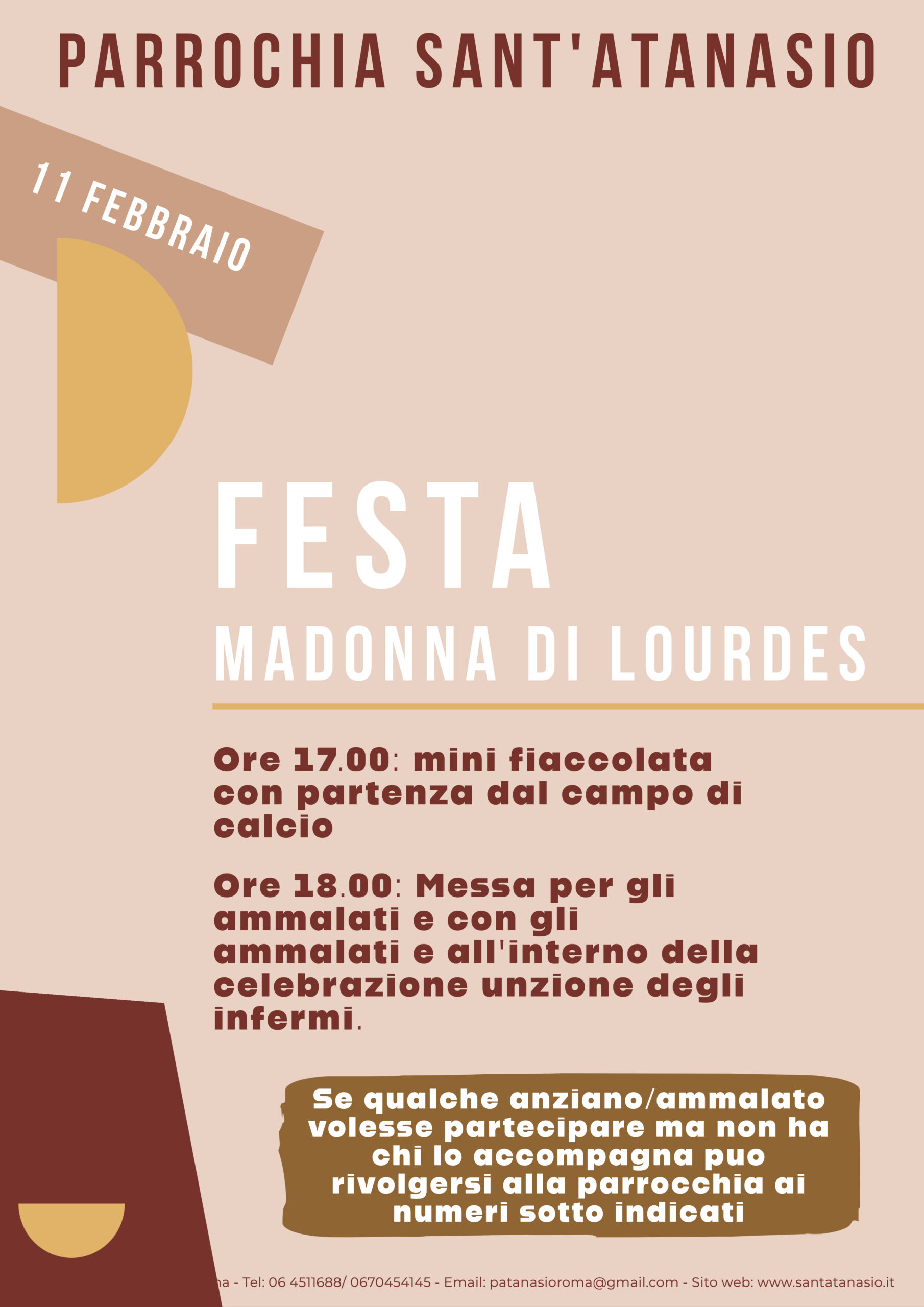 11 febbraio – Ricordo dell’apparizione della Madonna a Lourdes