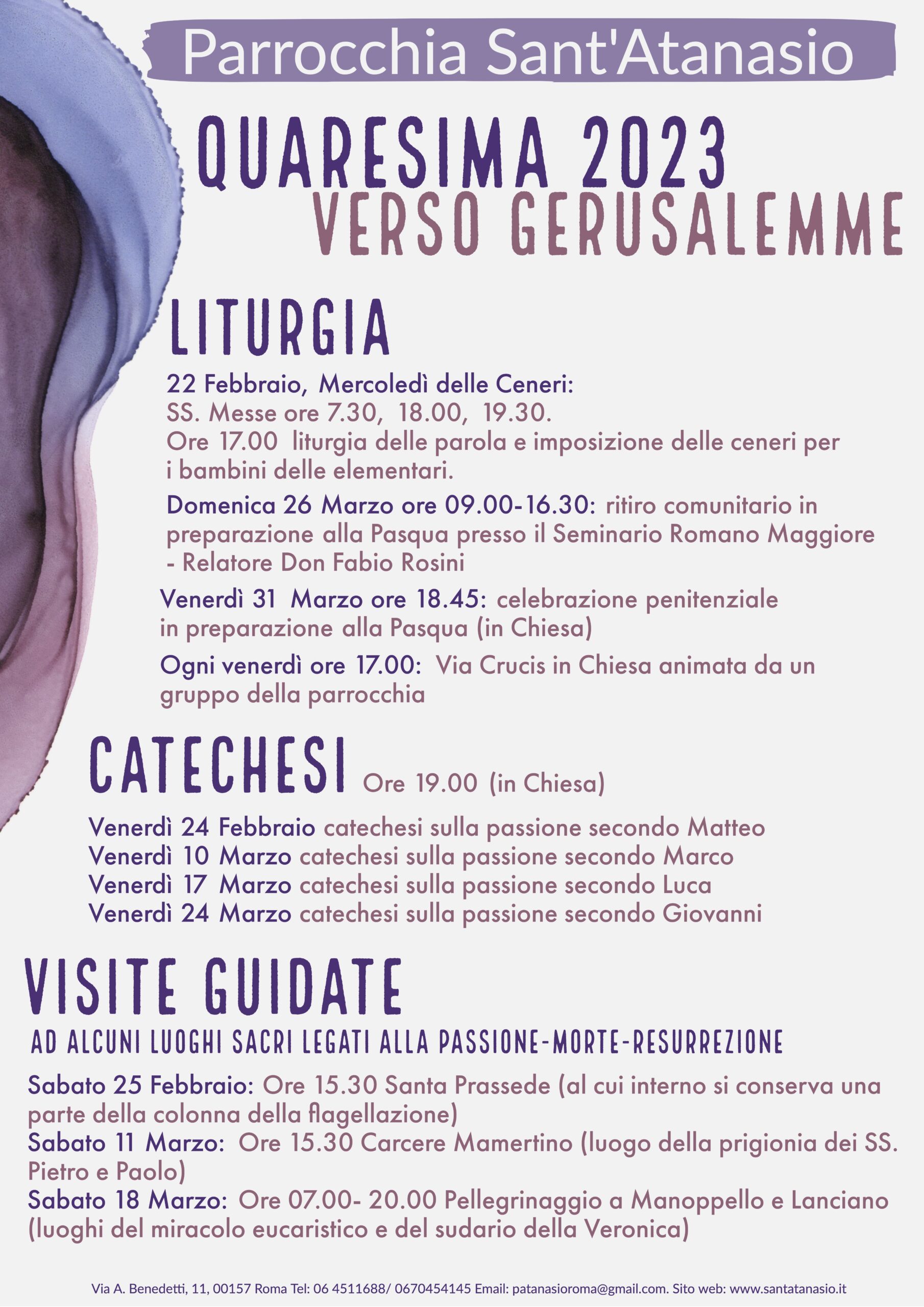 quaresima Parrocchia Sant'Atanasio