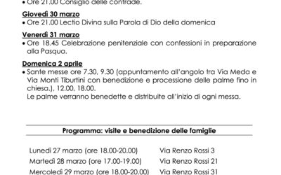 Baccheca 27 – 2 aprile