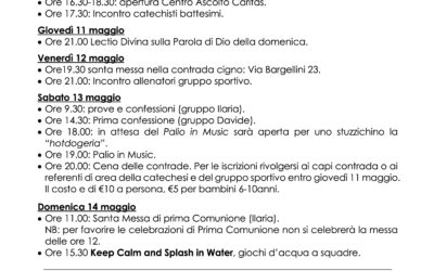 Bacheca 8-14 maggio 2023