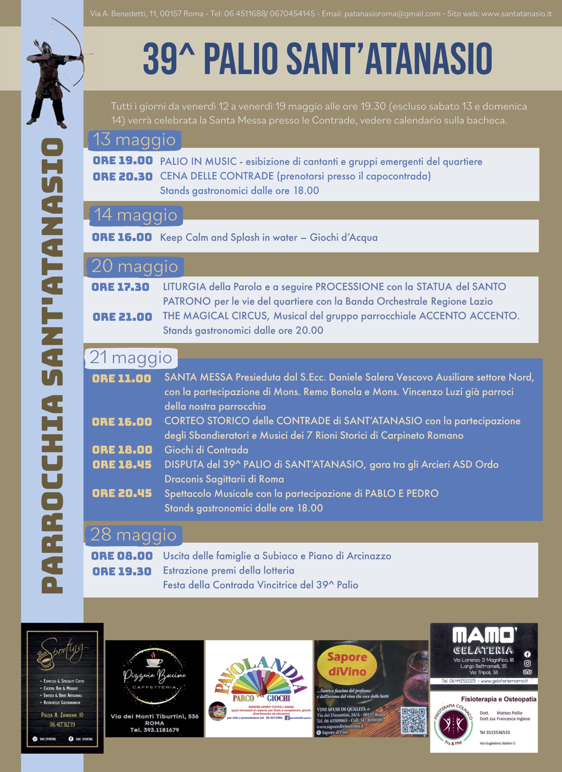 Programma, 39 Palio