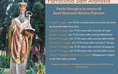 Festa liturgica in onore di Sant’Atanasio nostro Patrone