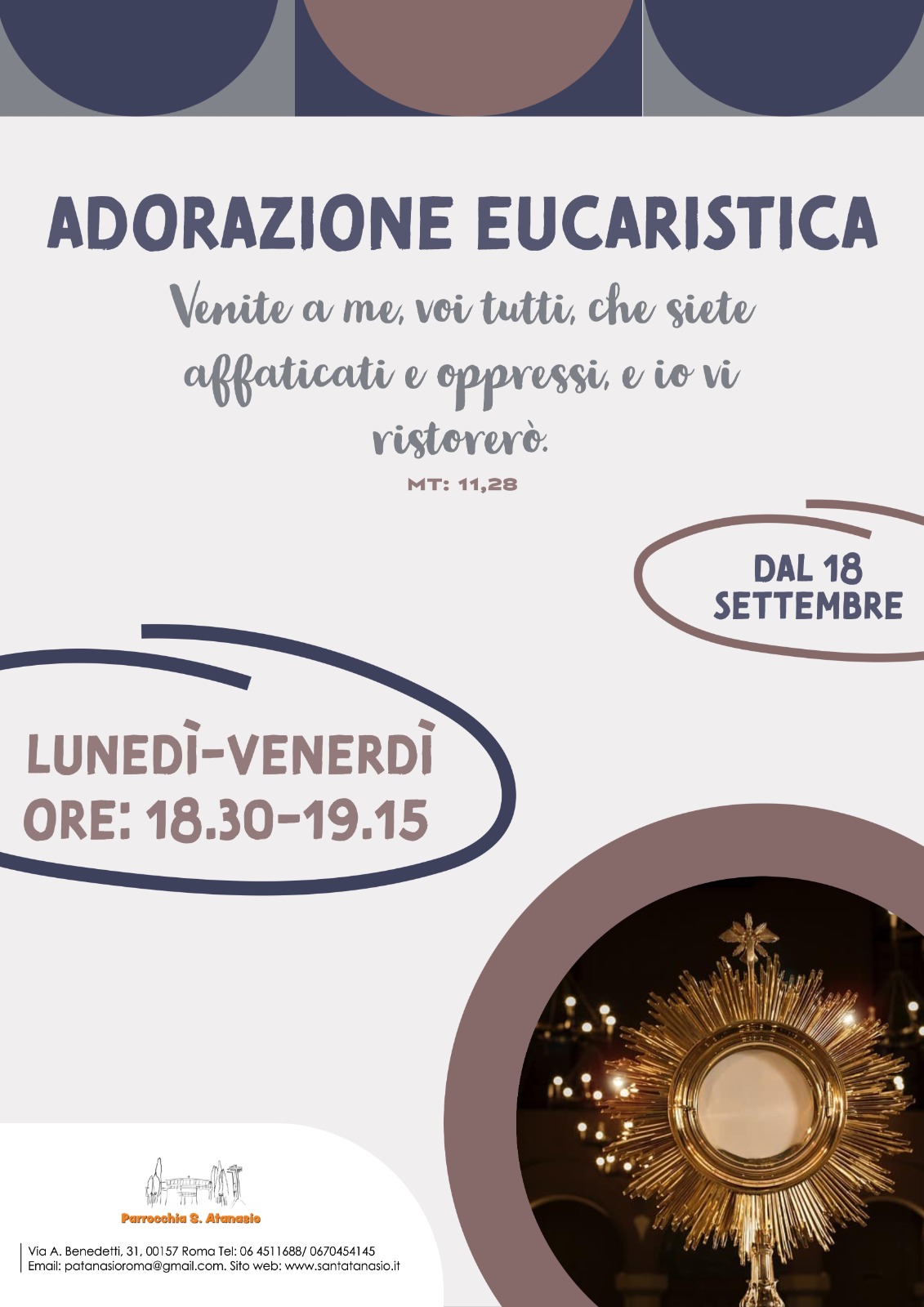 Adorazione Eucaristica Settembre 2023