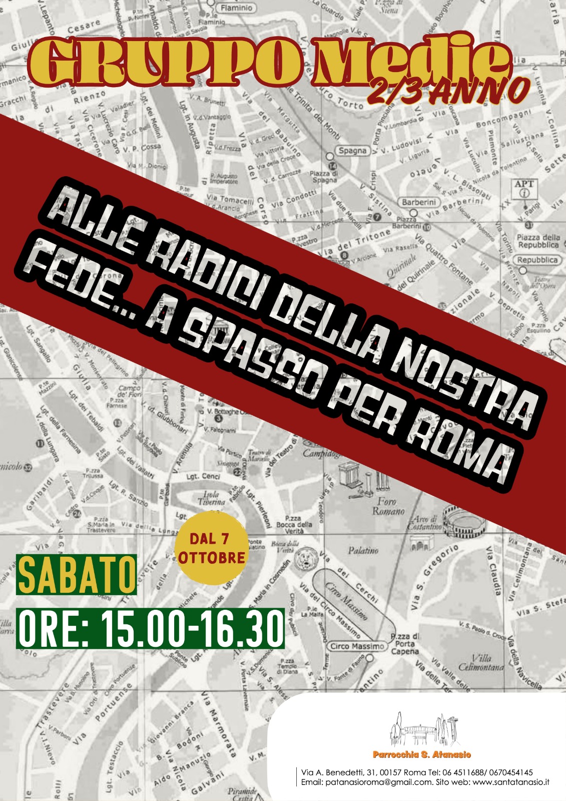 Gruppo Medie 2/3 anno – Alle radici della nostra fede… A spasso per Roma
