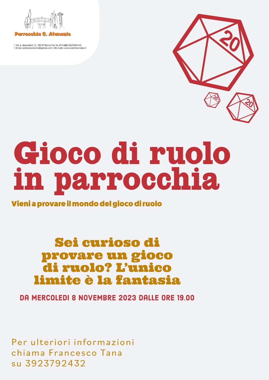 Gioco di ruolo in parrocchia