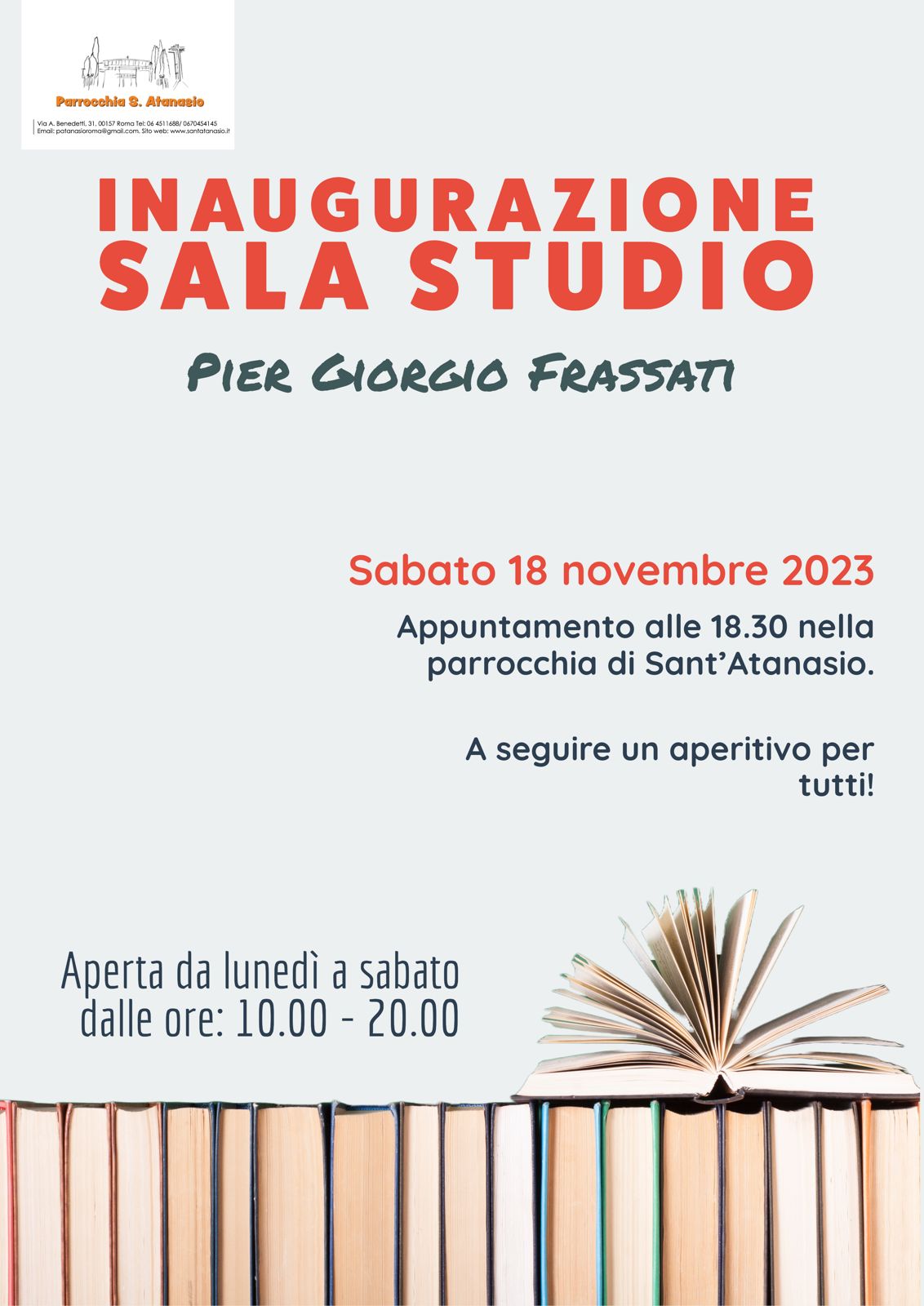 Inaugurazione Sala Studio Pier Giorgio Frassati