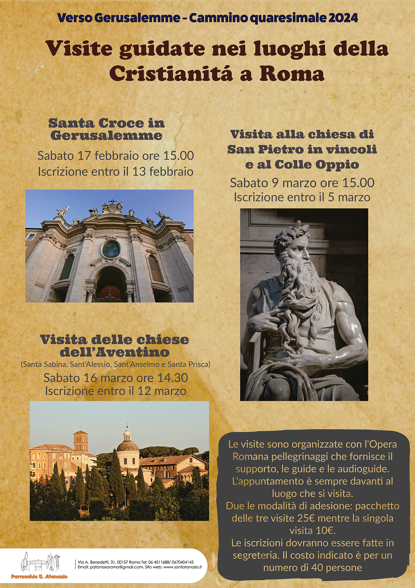Visite guidate nei luoghi della Cristianità a Roma