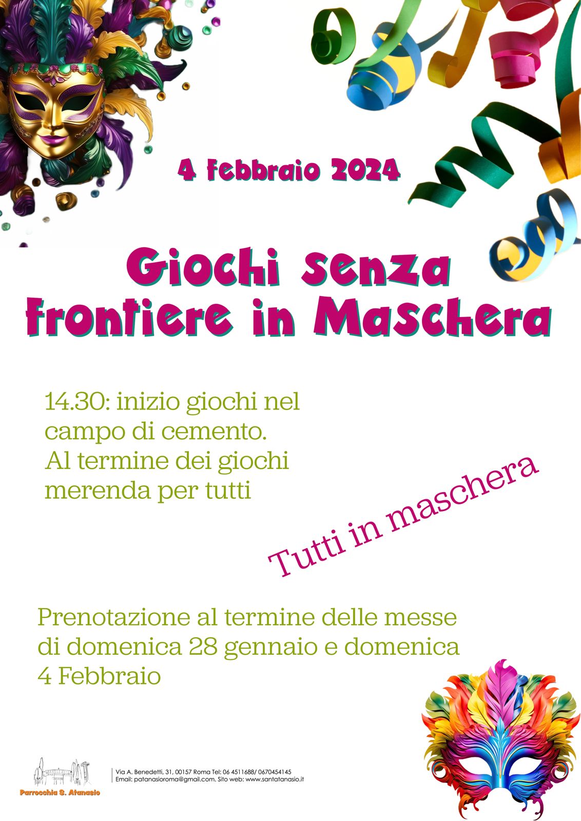 Giochi senza frontiere in Maschera