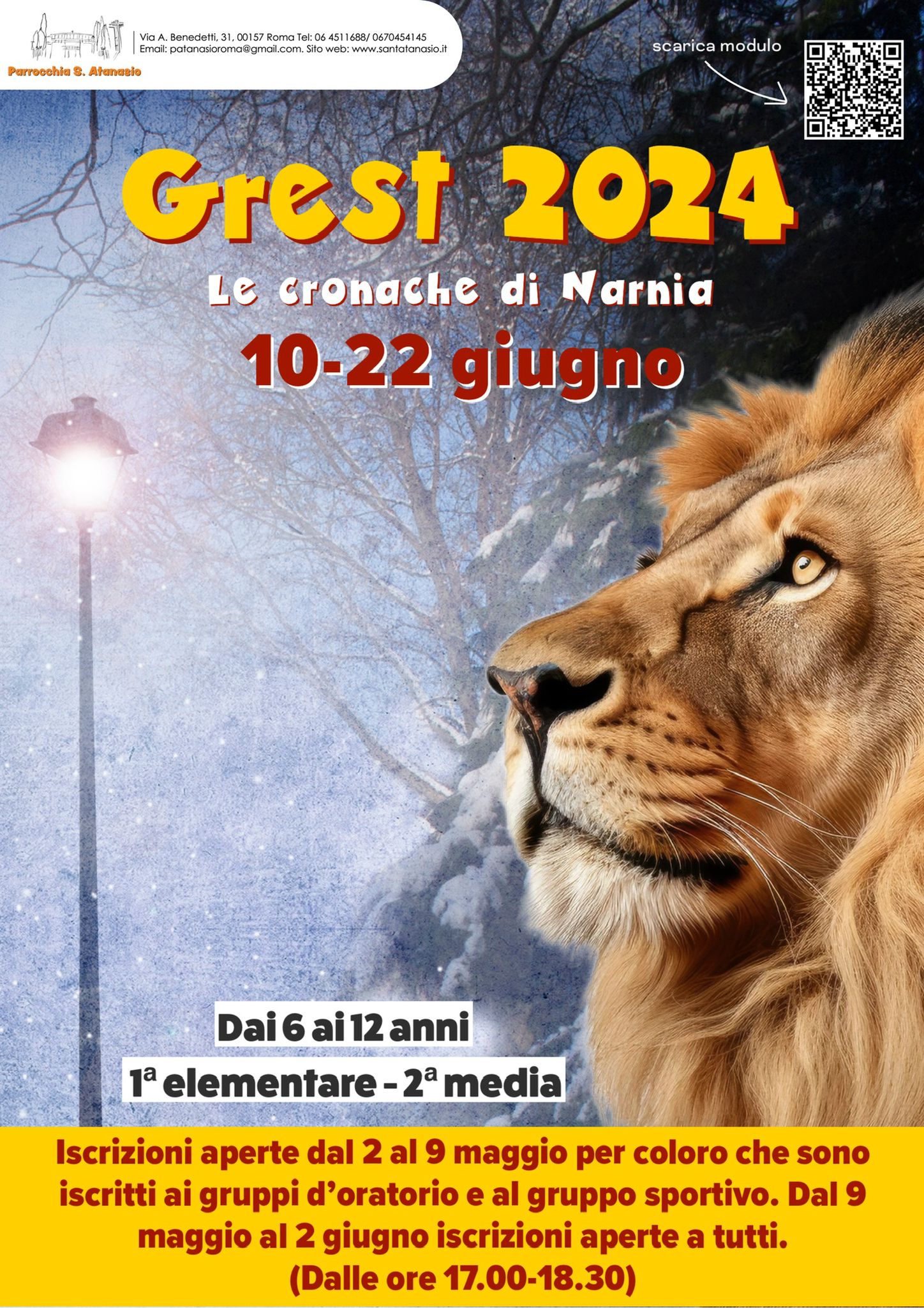 GREST 2024 10-22 giugno – Le Cronache di Narnia