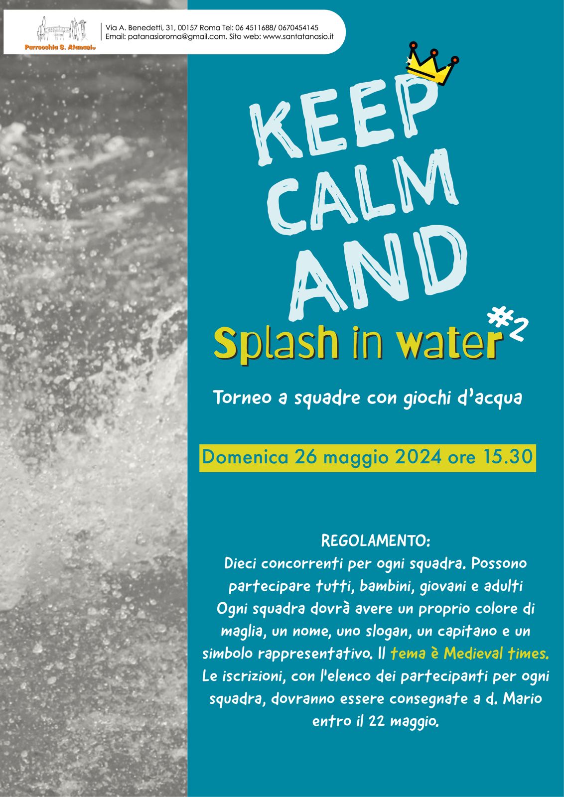 Splash in water – 26 maggio 2024