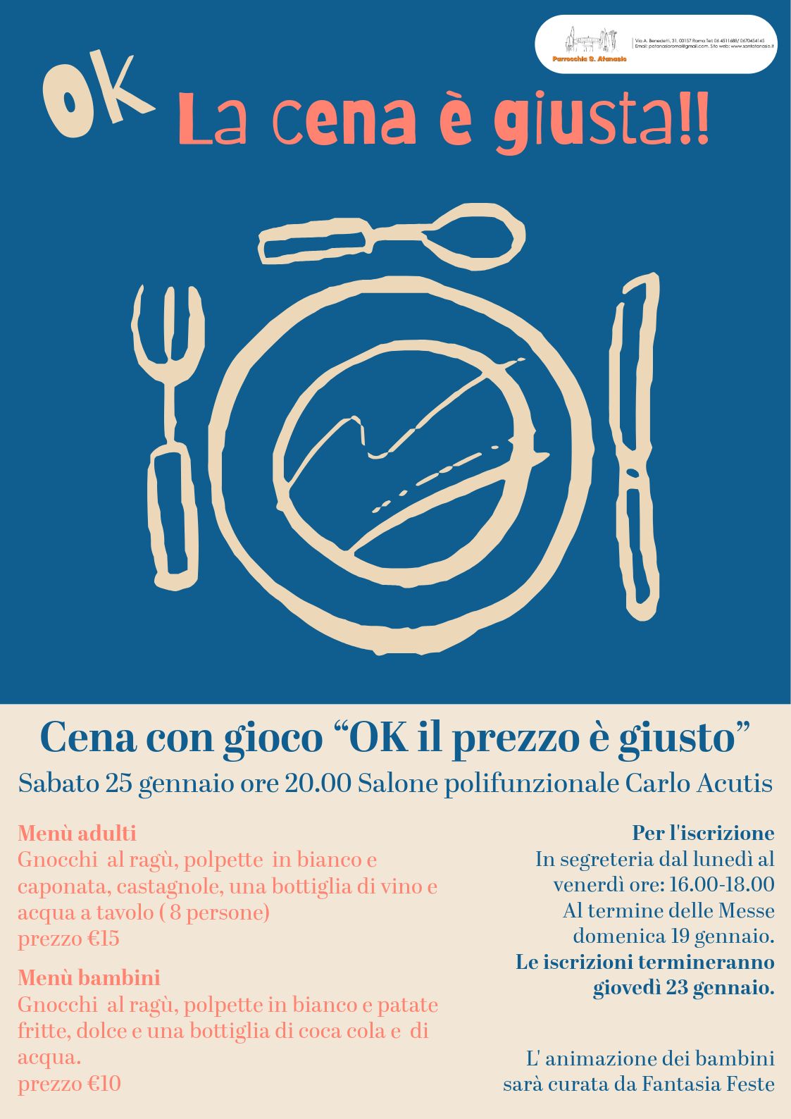 OK, la cena è giusta!