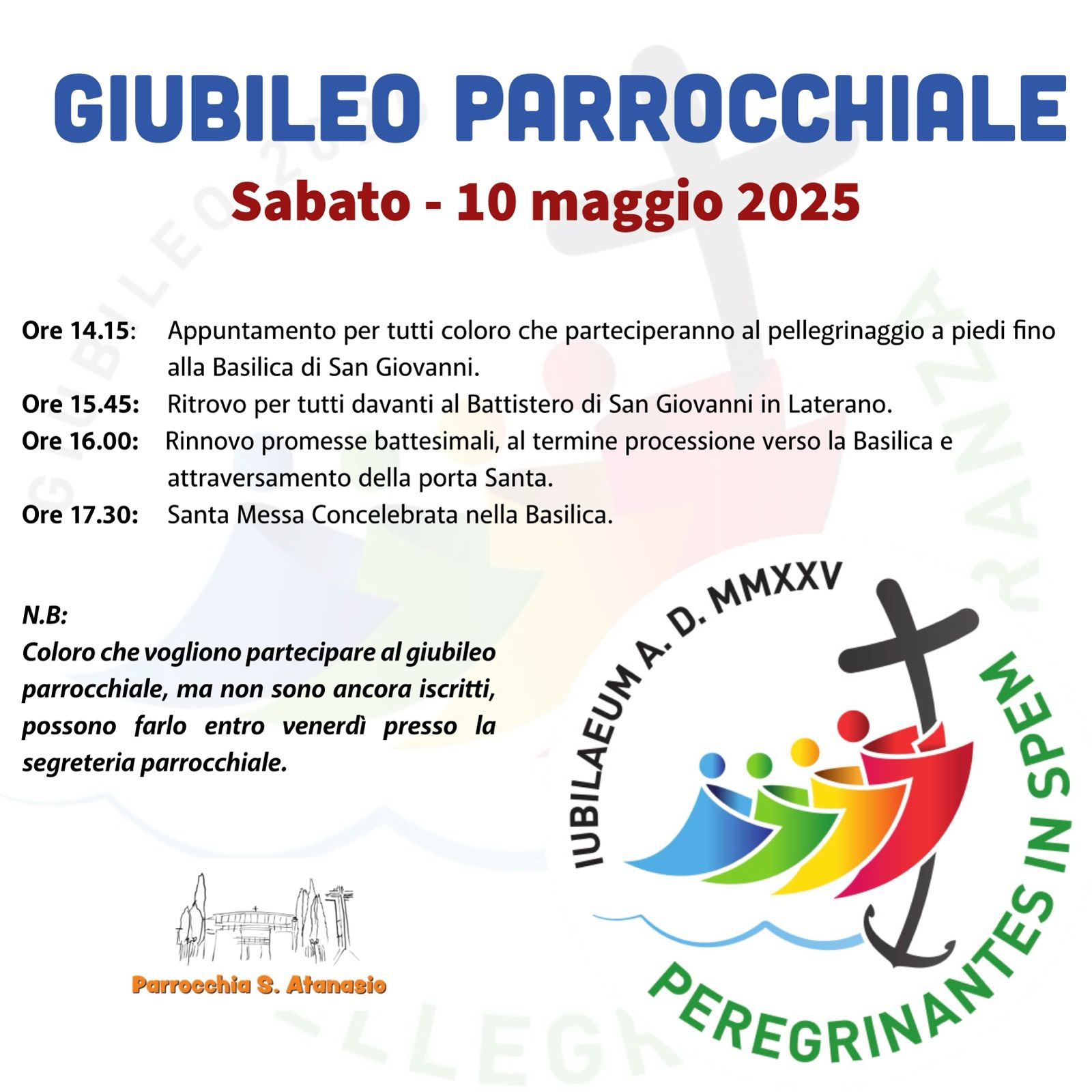 Giubileo Parrocchiale – 10 maggio 2025